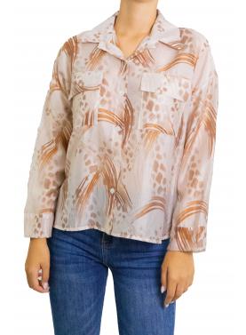 Camicia fantasia con tasche
